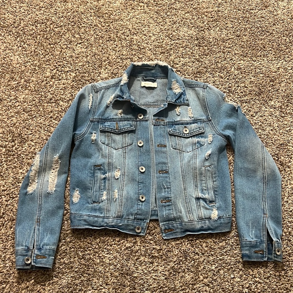 Womens Cisono small jean jacket